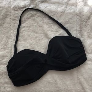 Victoria’s Secret Swim twist halter bikini top 34D